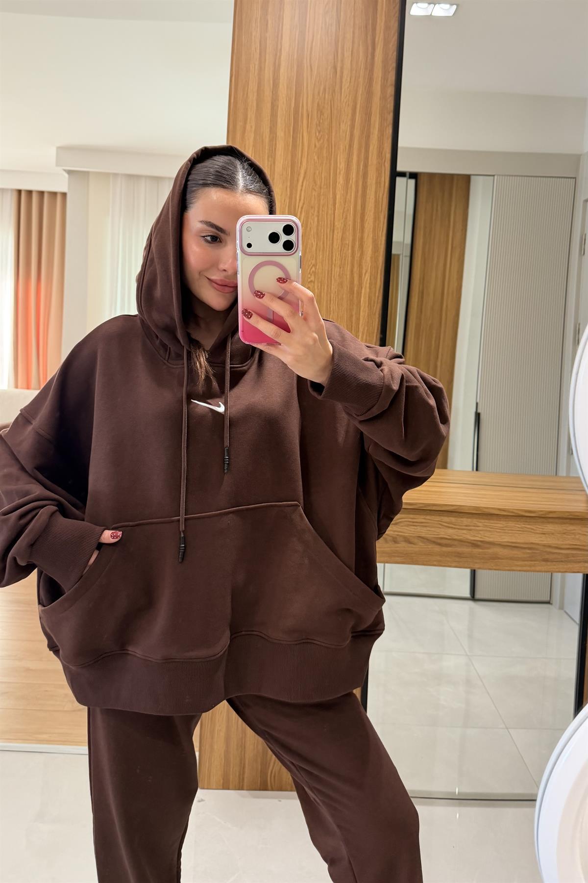 Annike Kahve Eşofman Takımı