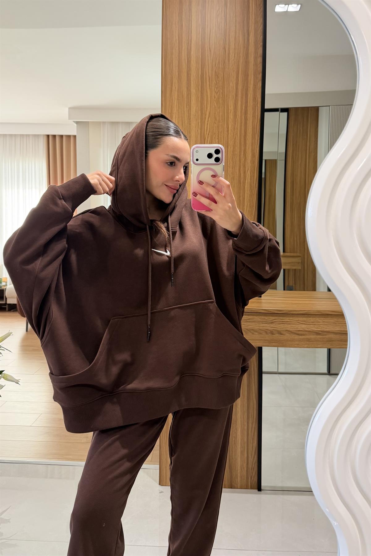 Annike Kahve Eşofman Takımı