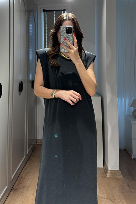 Aprinal Vatkalı Füme Elbise