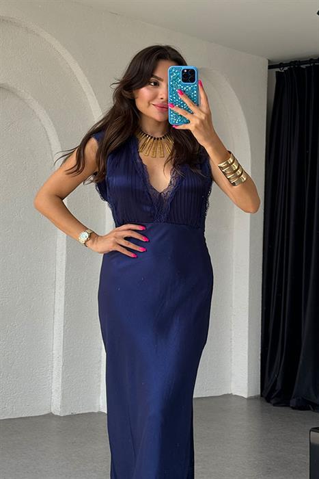 Archie Orijinal Saten Dantel Elbise