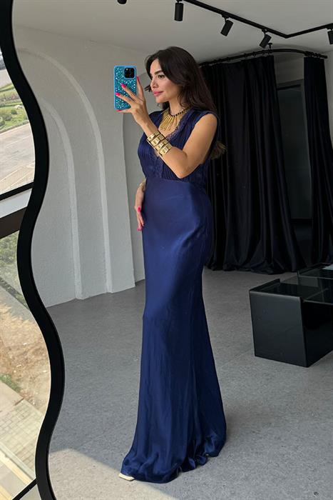 Archie Orijinal Saten Dantel Elbise