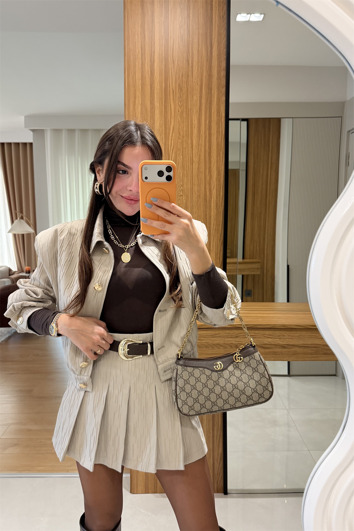 Aries Bej Vatkalı Ceket