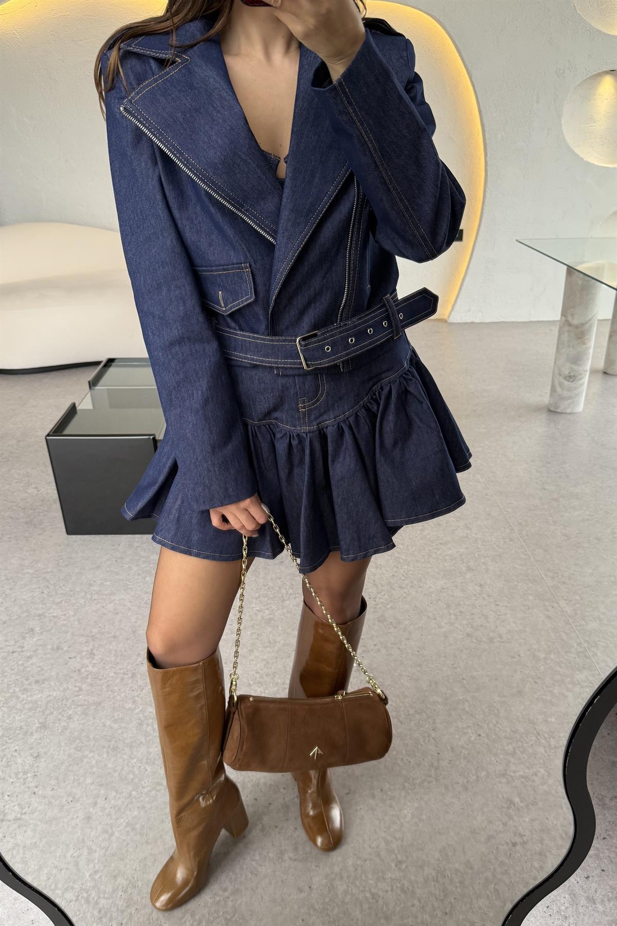 Enrico Vatkalı Denim Ceket