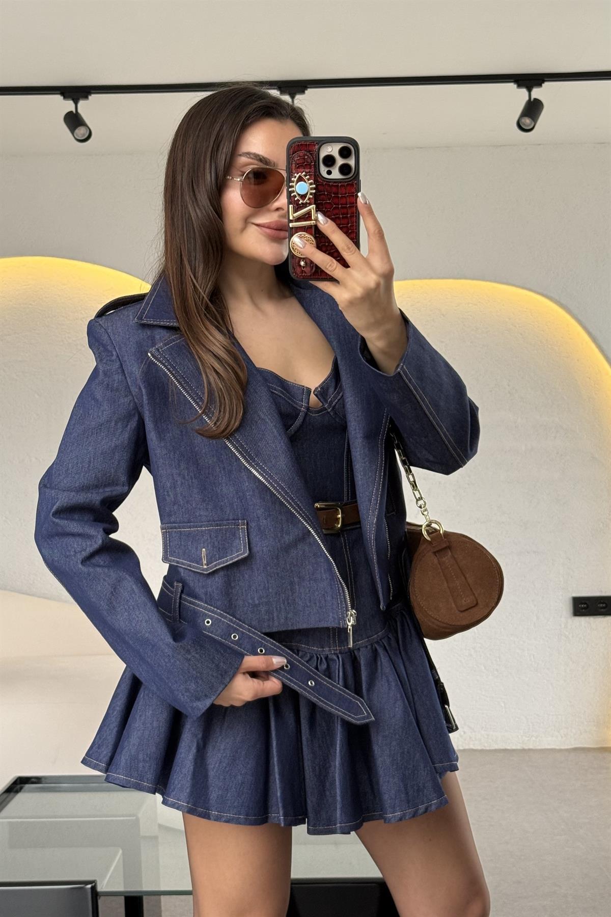 Enrico Vatkalı Denim Ceket