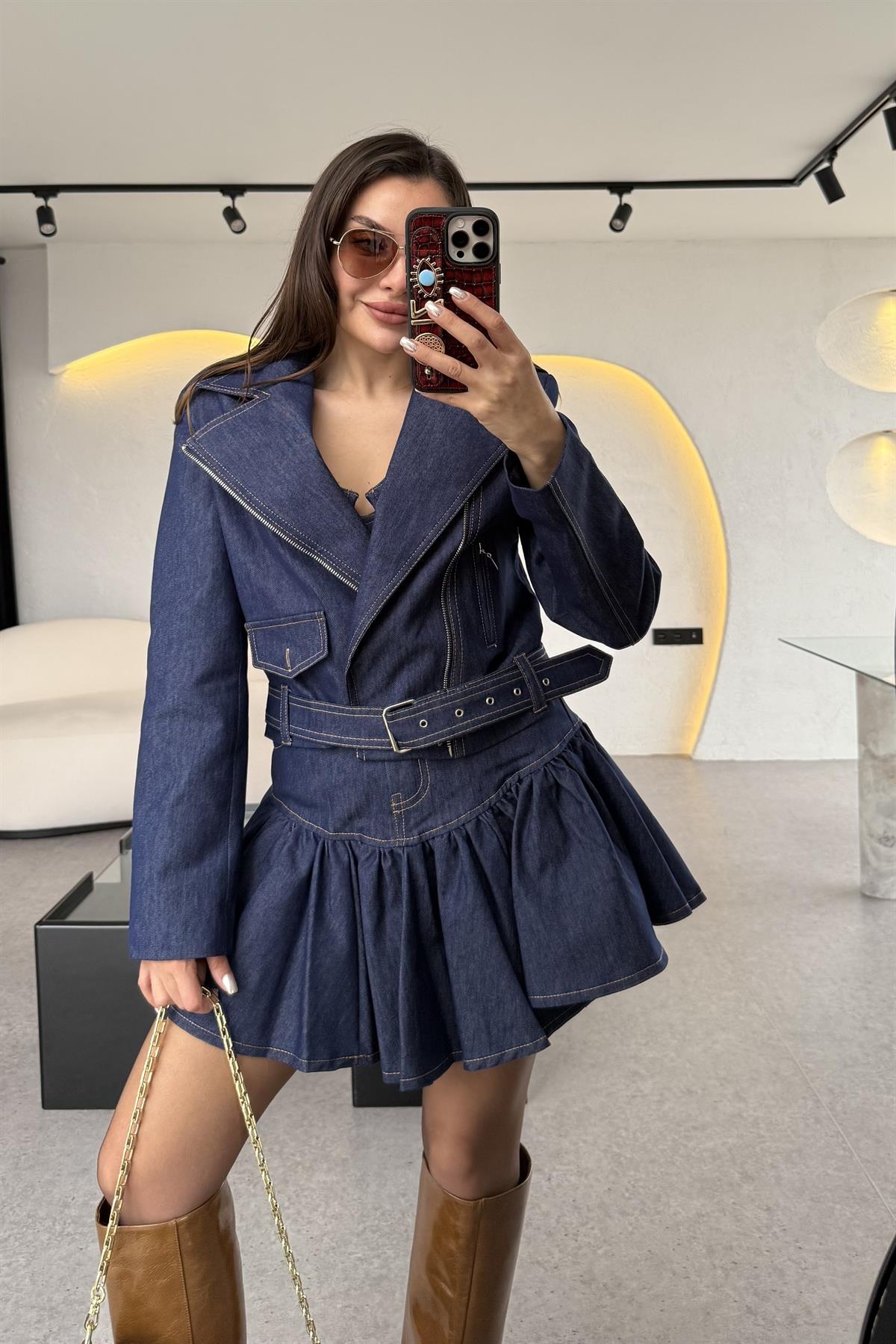 Enrico Vatkalı Denim Ceket