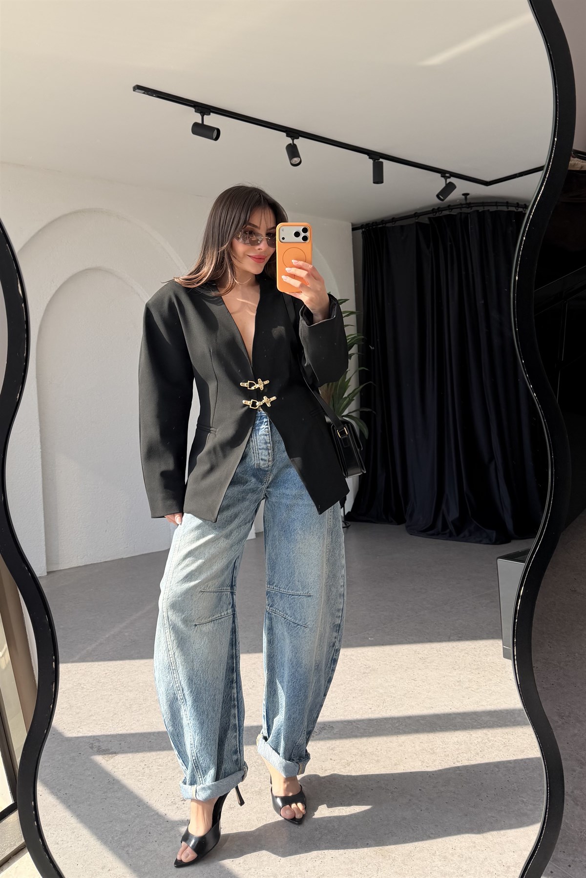 Romane Midblue Balon Kesim Jean