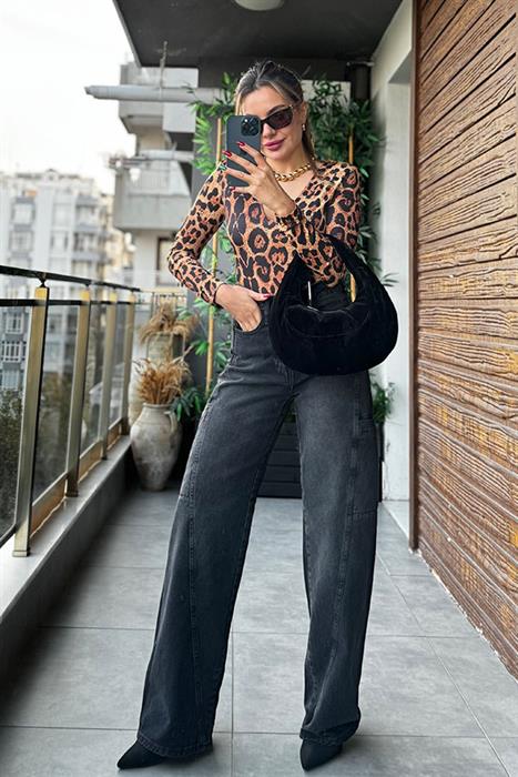 Avis Siyah Kargo Cepli Jean