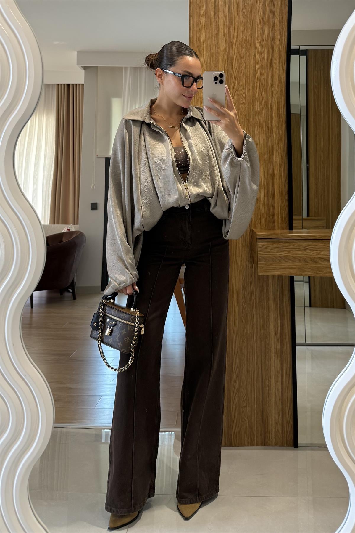 Barry Acı Kahve Çımalı Jean