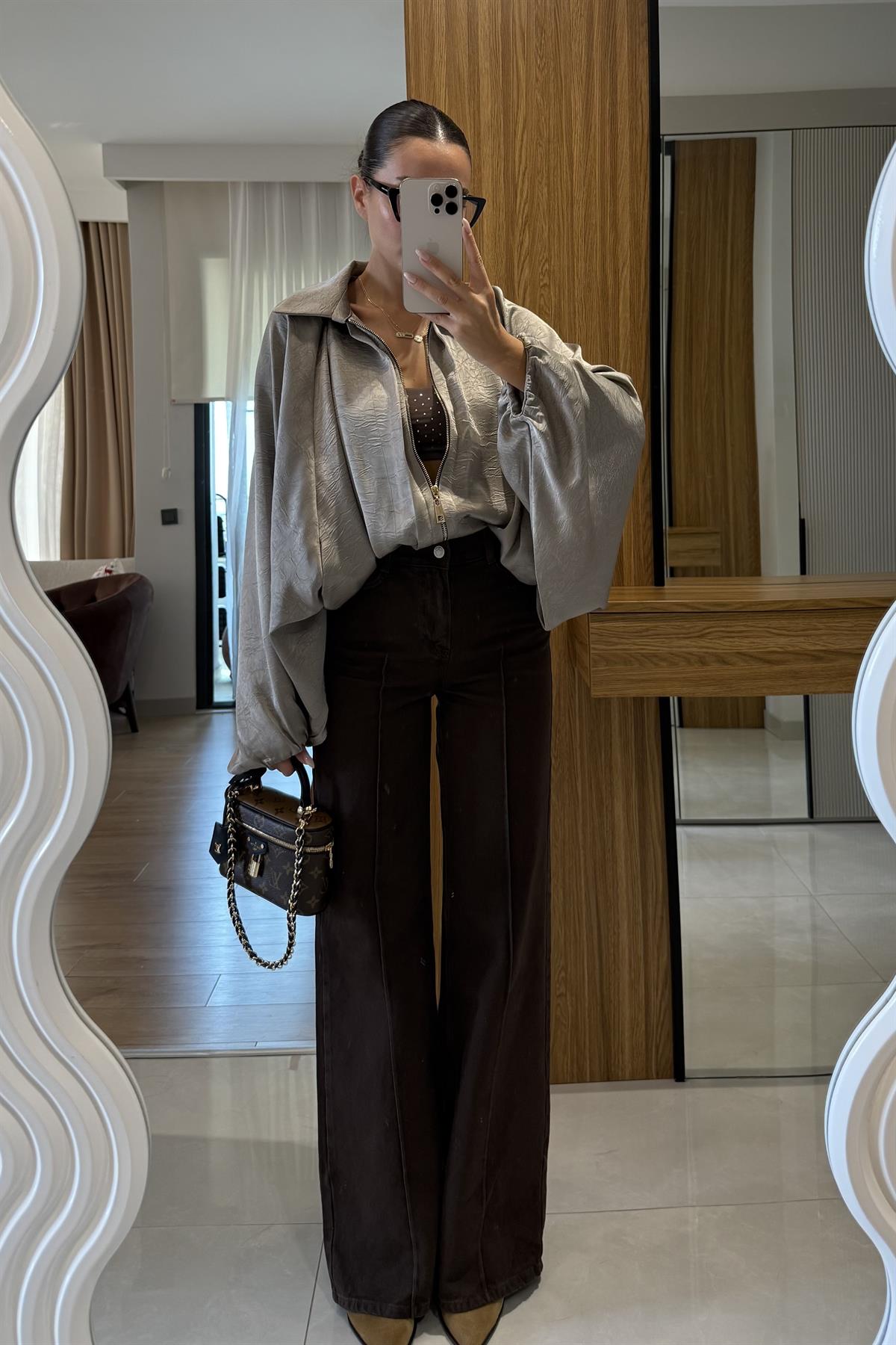 Barry Acı Kahve Çımalı Jean