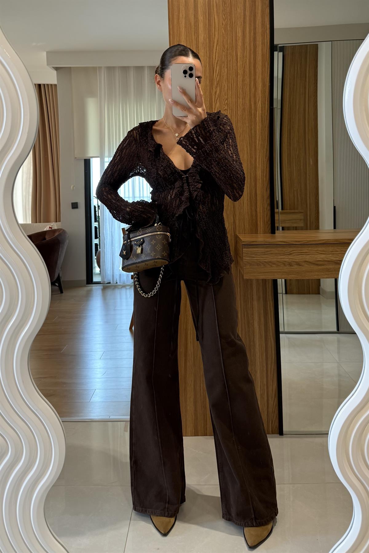 Barry Acı Kahve Çımalı Jean