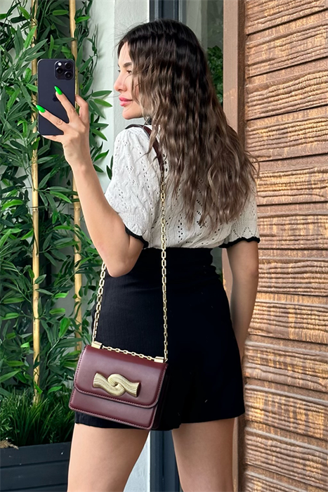 Bebe yaka fiyonk detaylı triko