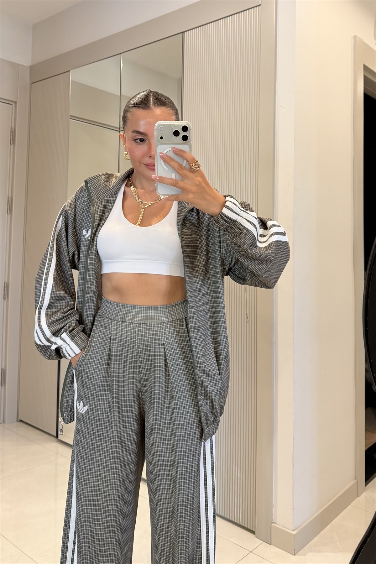 Belluci Haki Ekose Marka Model Takım
