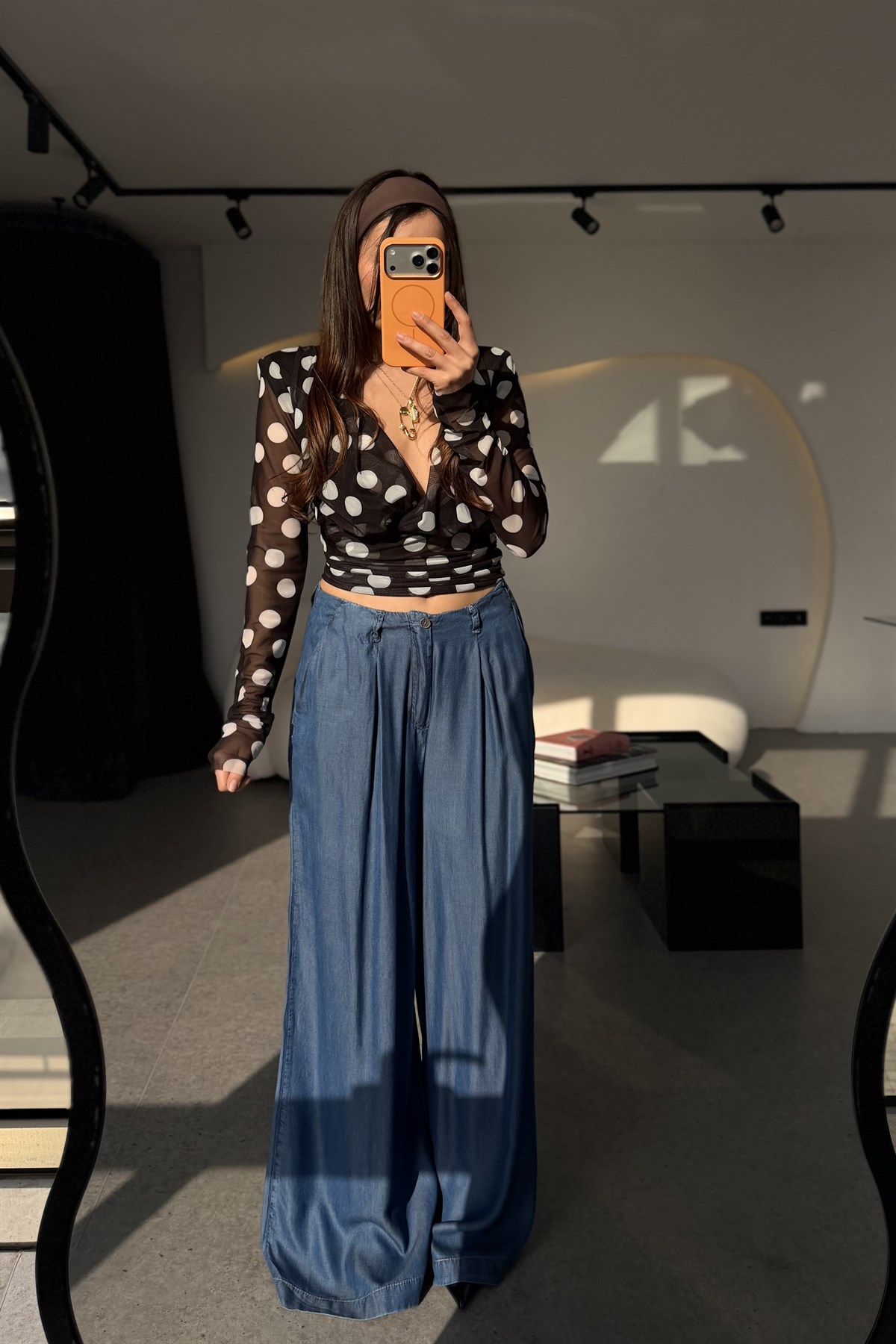 Benjamin Midblue Tencel Denim Pantolon