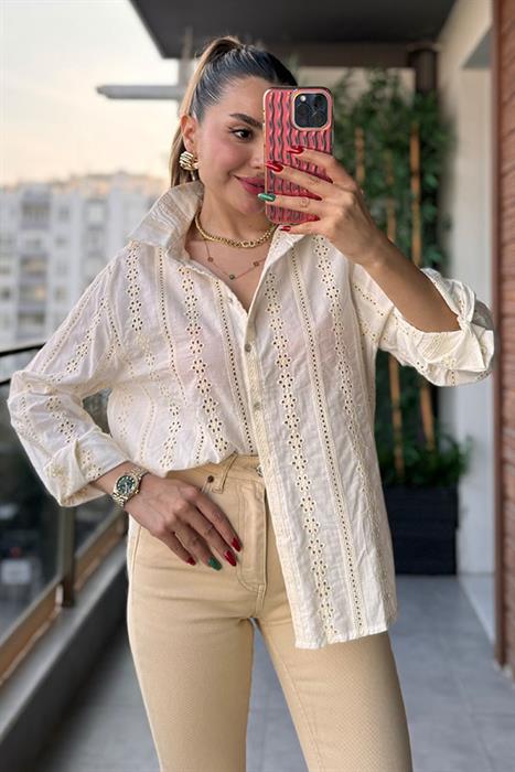 Benny Krem Fisto Gömlek