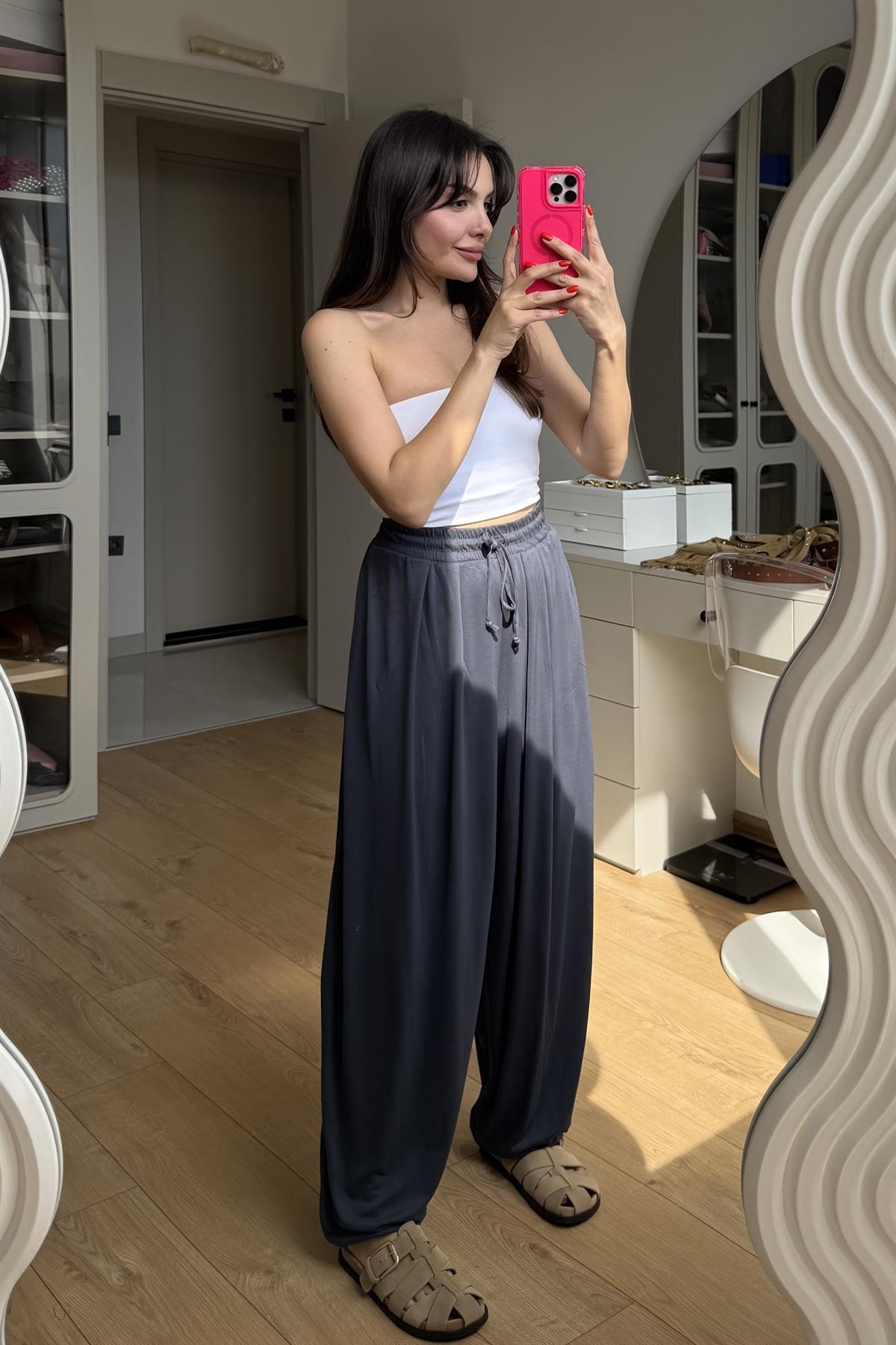 Billie Füme Modal Şalvar Pantolon
