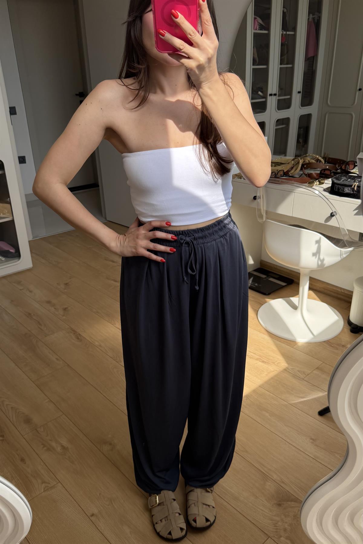 Billie Füme Modal Şalvar Pantolon