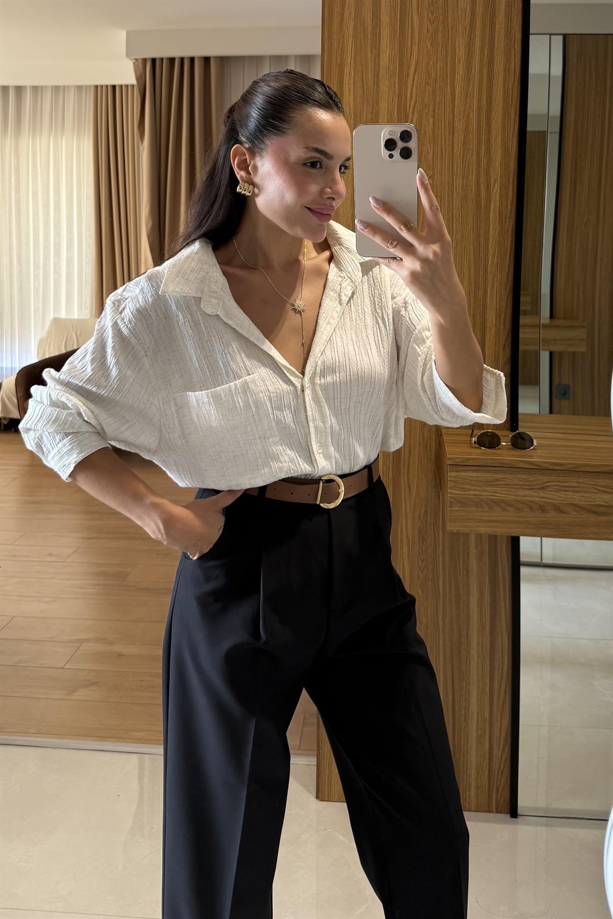 Boone Siyah Havuç Kesim Pantolon