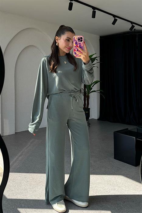 Brandon Haki Modal Kumaş Takım 