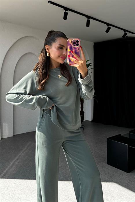 Brandon Haki Modal Kumaş Takım 