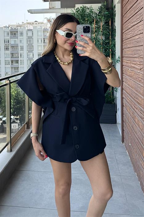Brasil Tasarım Blazer Ceket - Lacivert