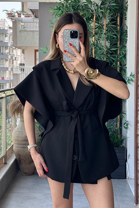 Brasil Tasarım Blazer Ceket - Siyah