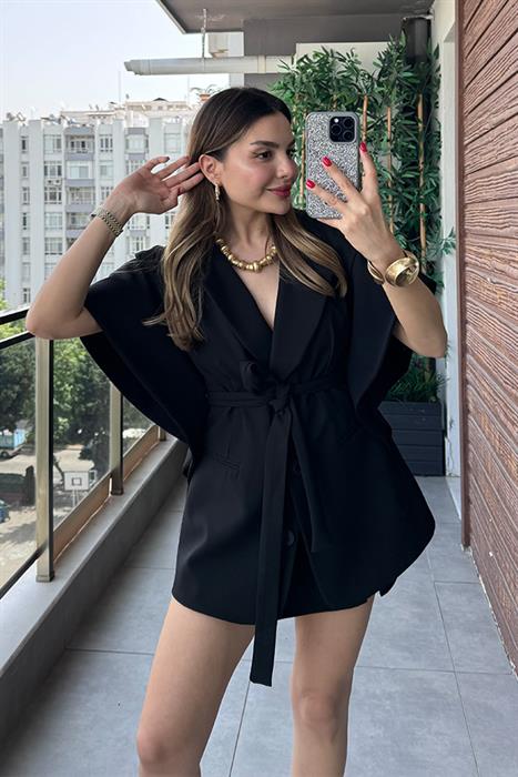 Brasil Tasarım Blazer Ceket - Siyah