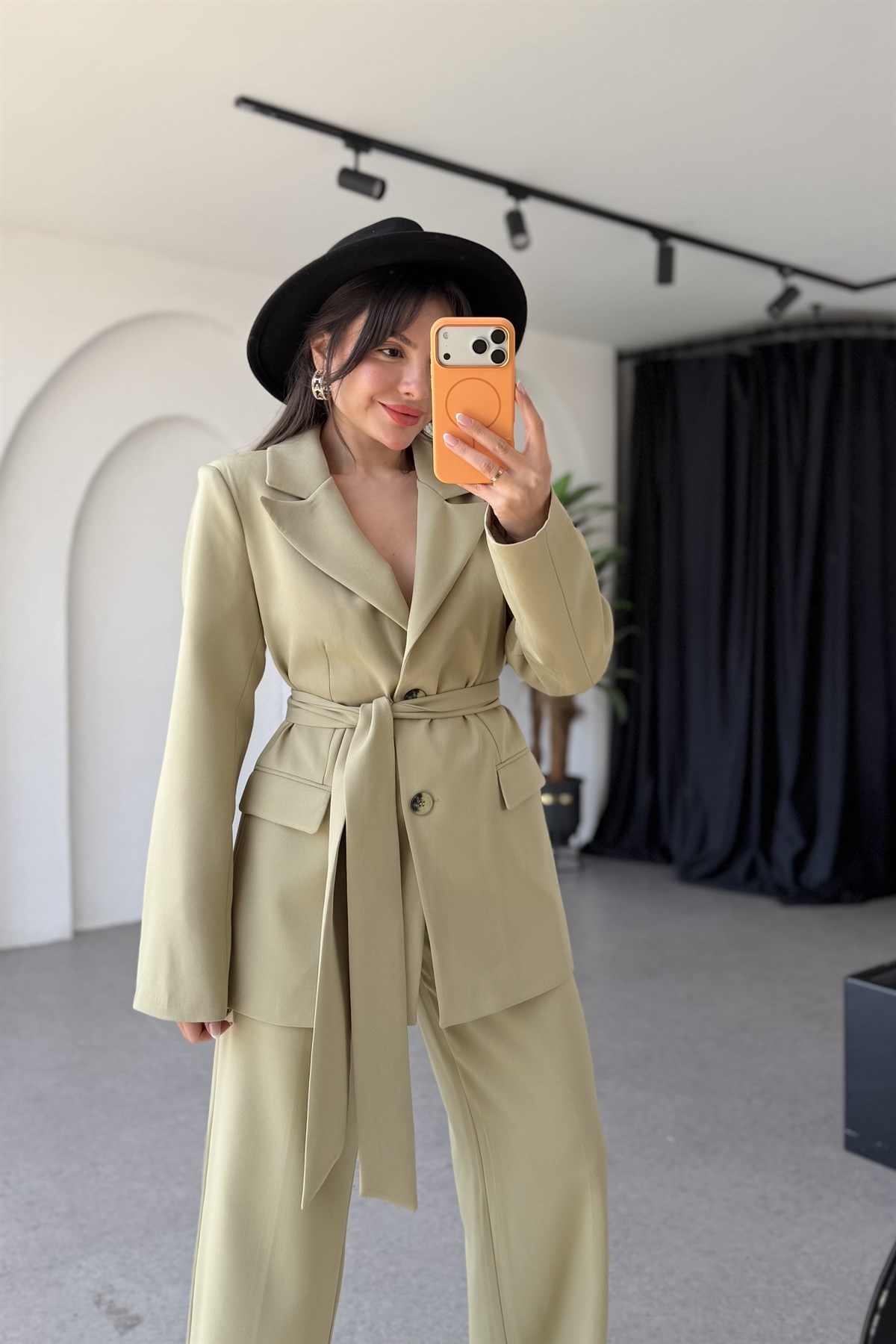 Brezilya Açık Haki Kuşaklı Premium Takım