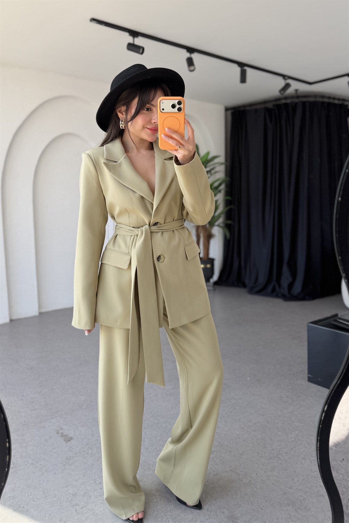 Brezilya Açık Haki Kuşaklı Premium Takım