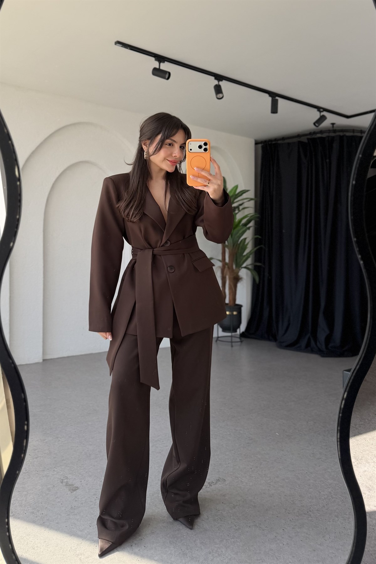 Brezilya Kahve Kuşaklı Premium Takım