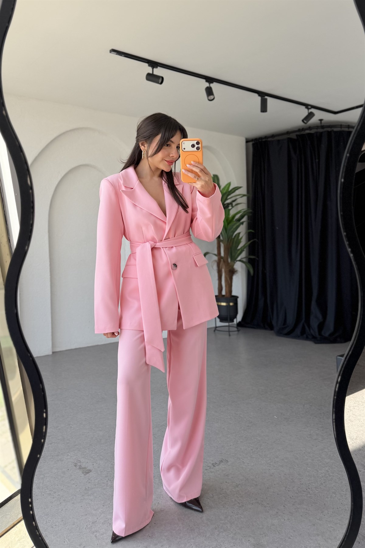 Brezilya Pembe Kuşaklı Premium Takım