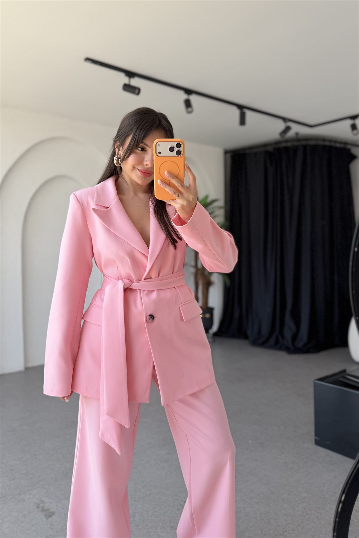 Brezilya Pembe Kuşaklı Premium Takım