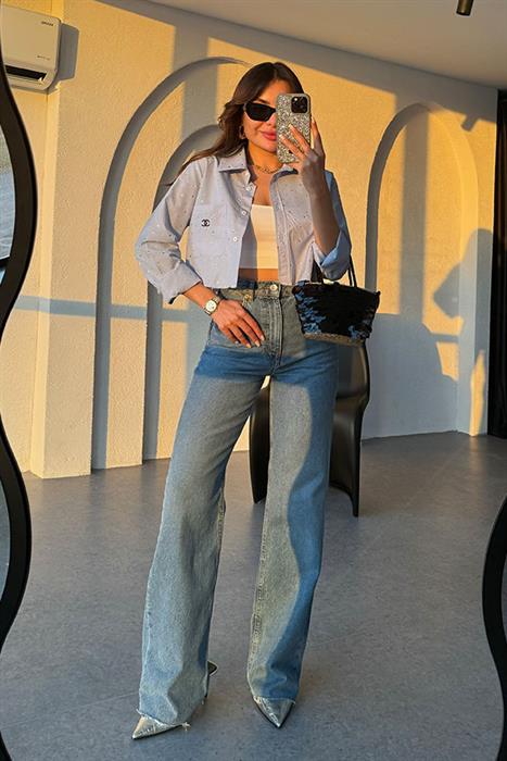 Cajsa Orijinal Marka Palazzo Jean