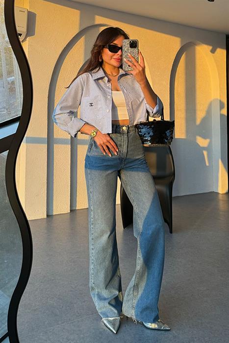 Cajsa Orijinal Marka Palazzo Jean