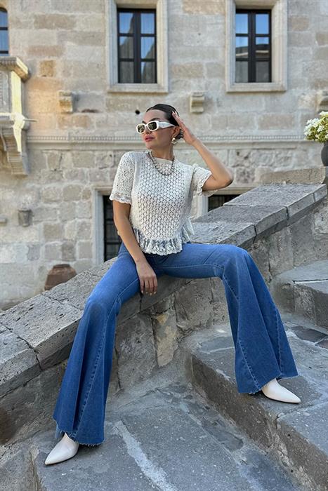 Calderon Geniş Paça İspanyol Jean