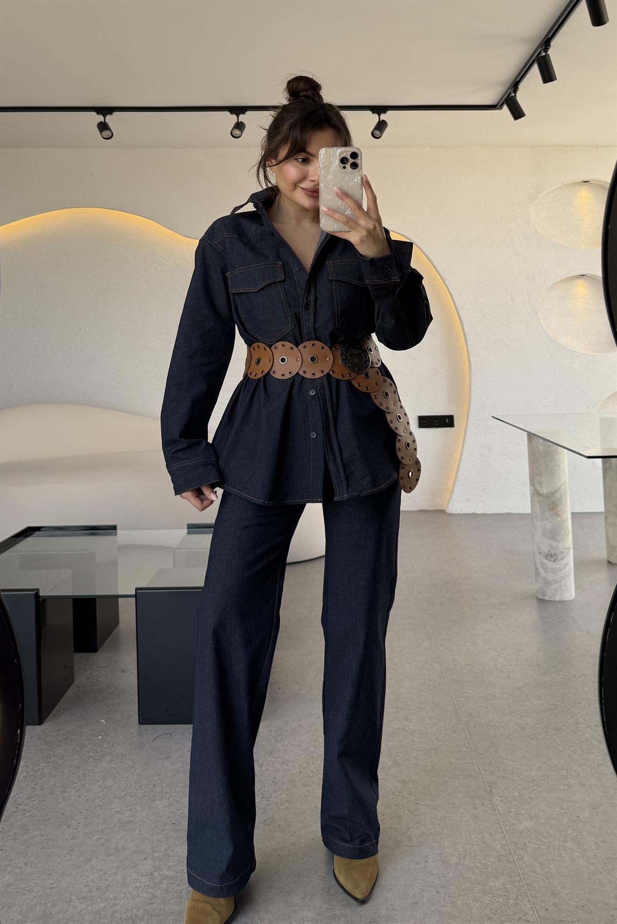 Califor Denim Cep Detaylı Pantolon