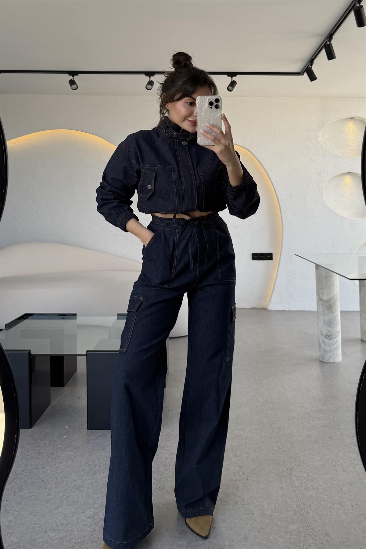 Califor Denim Kargo Pantolon