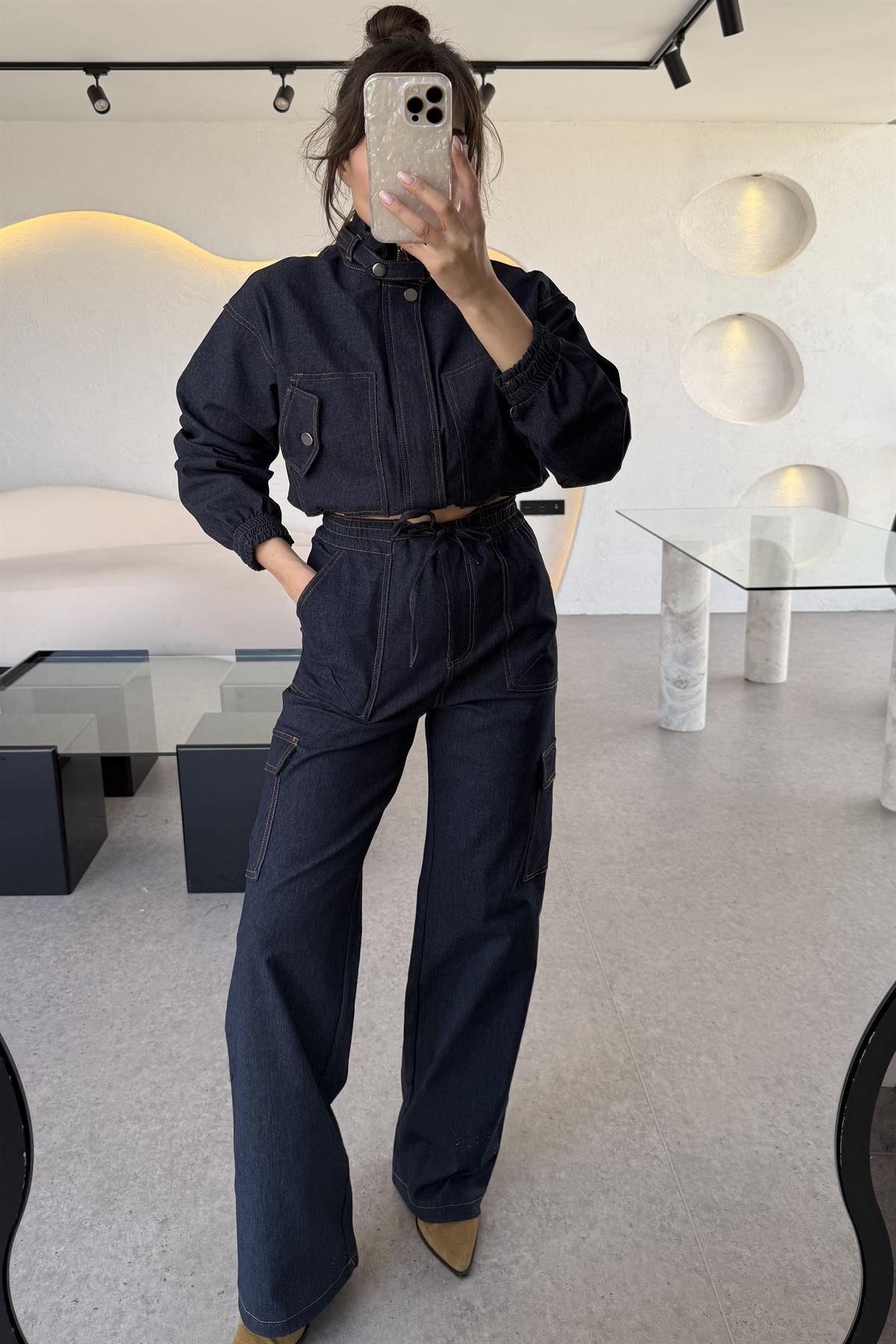 Califor Denim Kargo Pantolon