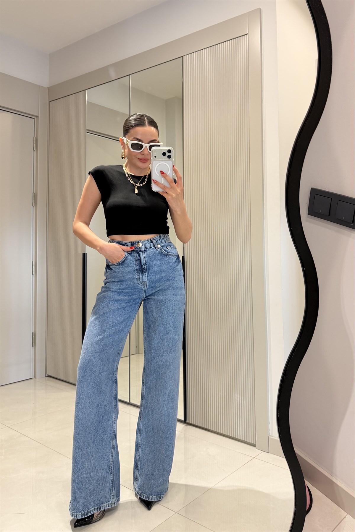 Candy Siyah Basic Dilvin Crop Top