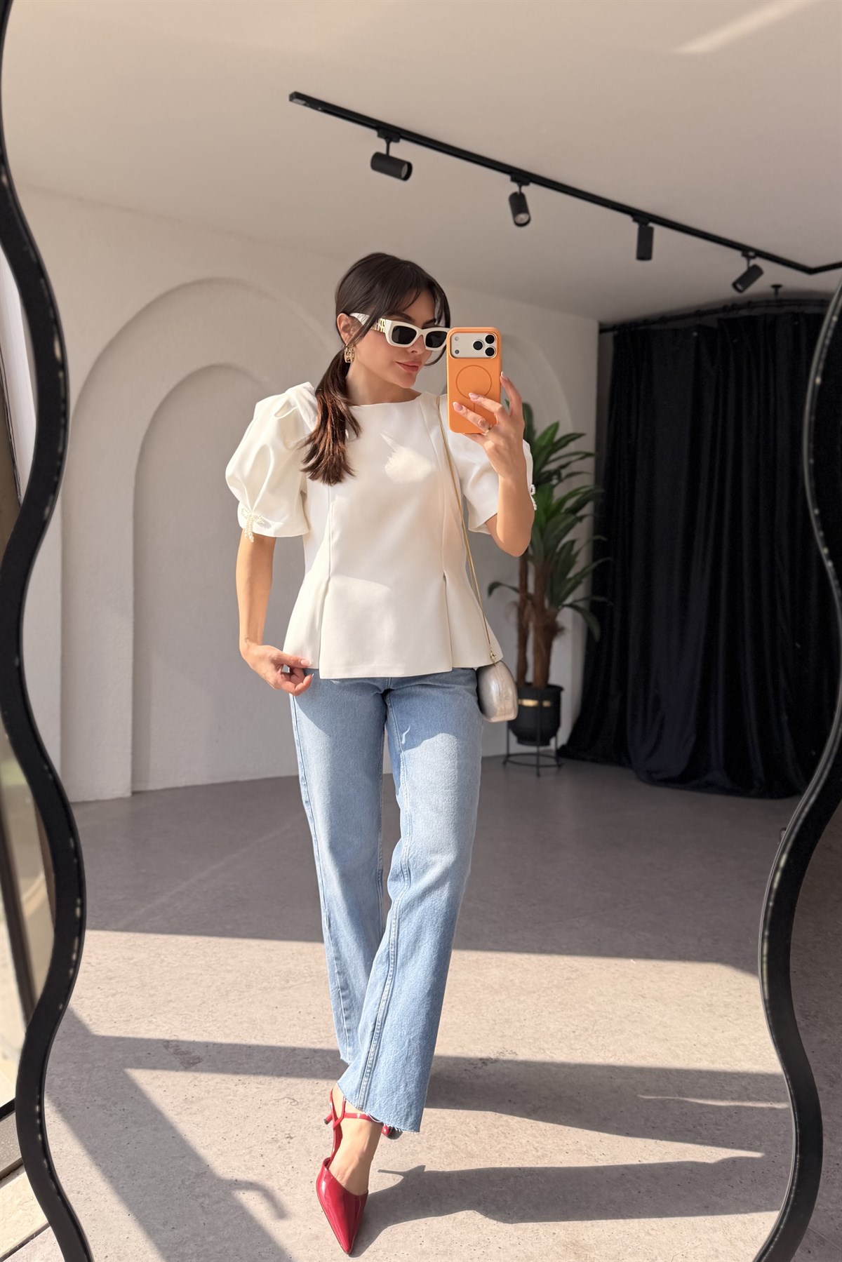 Canha Lightblue Yüksek Bel Straight Jean