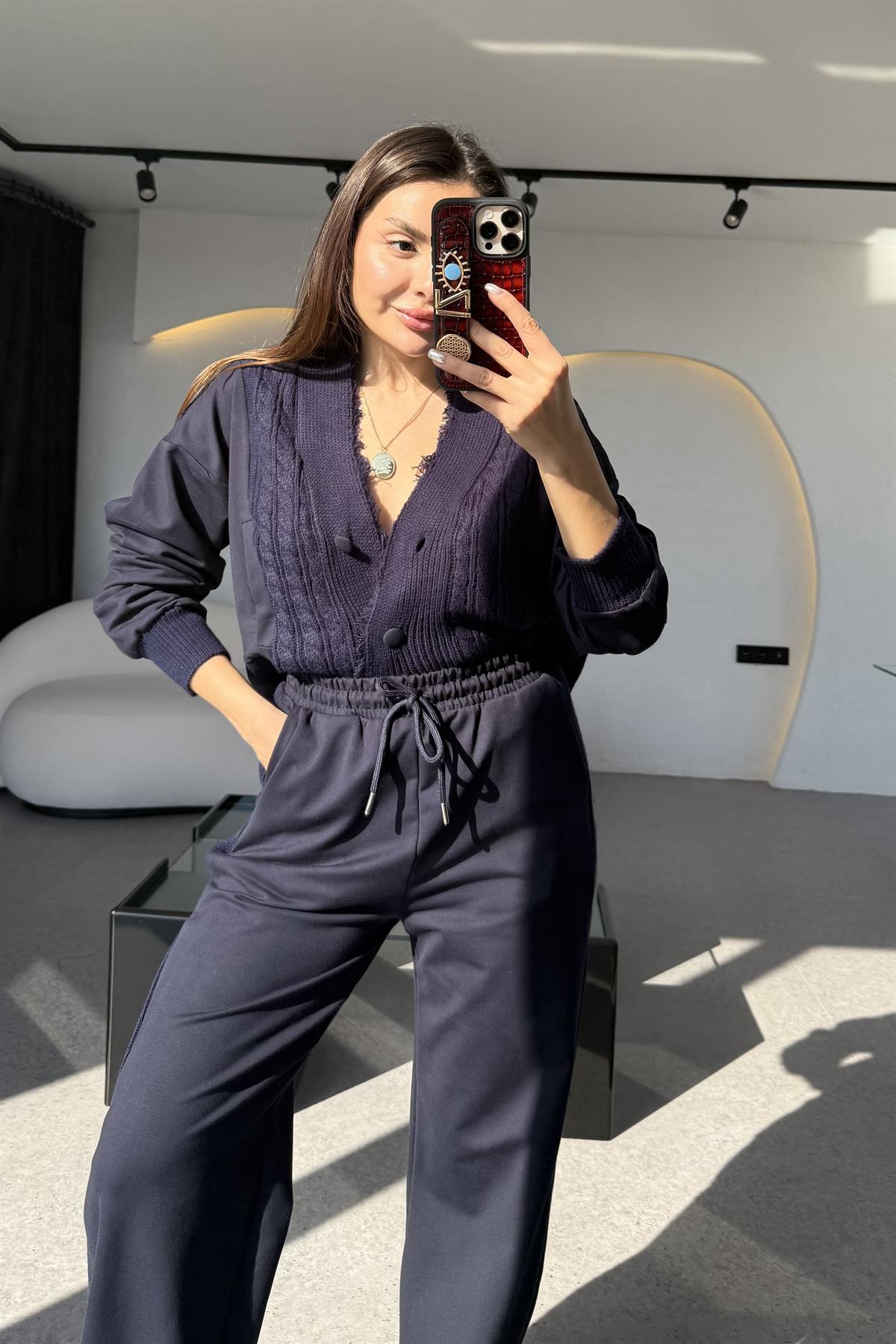 Carina Triko Modal Karışımı Tasarım Takım