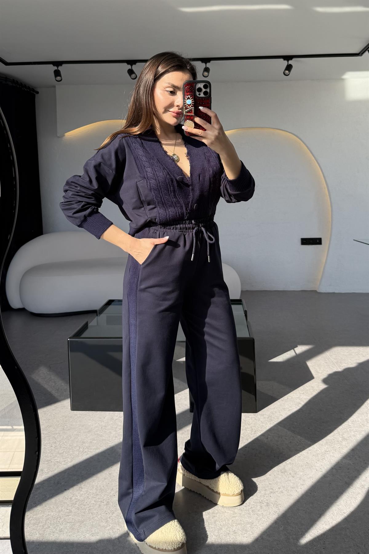 Carina Triko Modal Karışımı Tasarım Takım