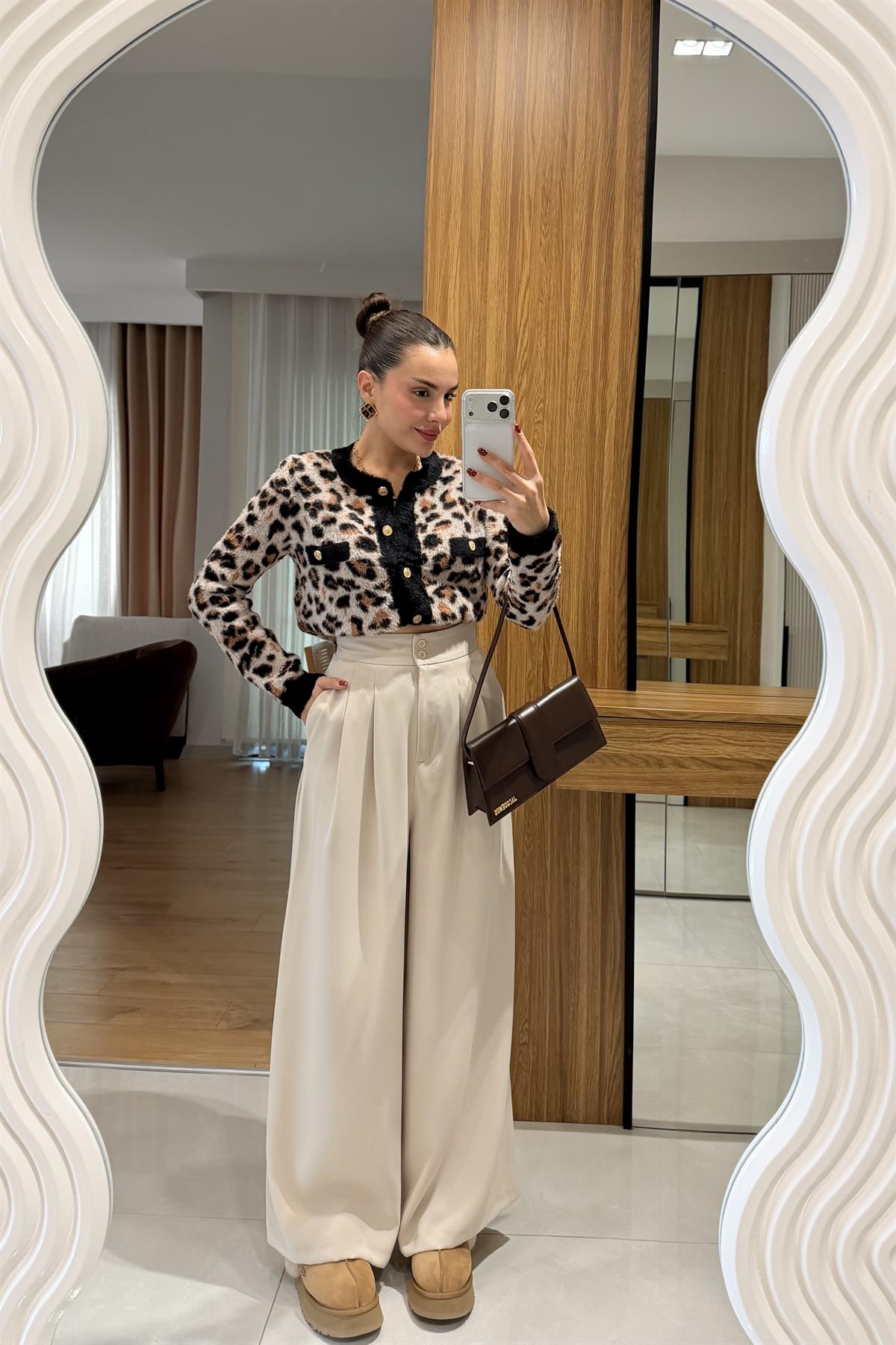 Carolin Bej Palazzo Pantolon