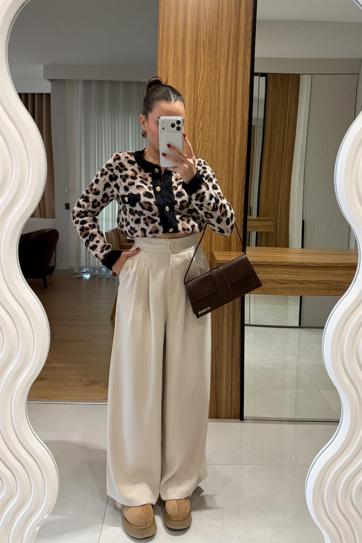 Carolin Bej Palazzo Pantolon