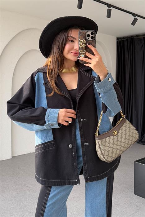 Carrol Çift Renk Denim Takım