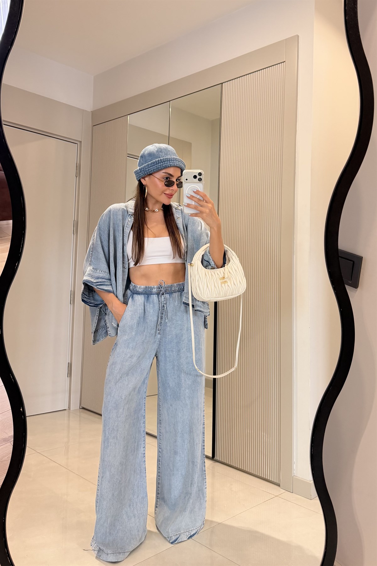Cartella Lightblue Tensel Denim Takım