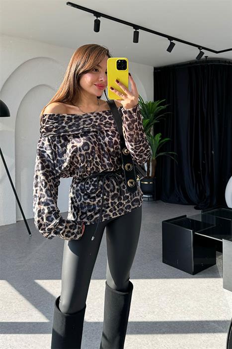 Cheedo Madonna Yaka Leopar Bluz
