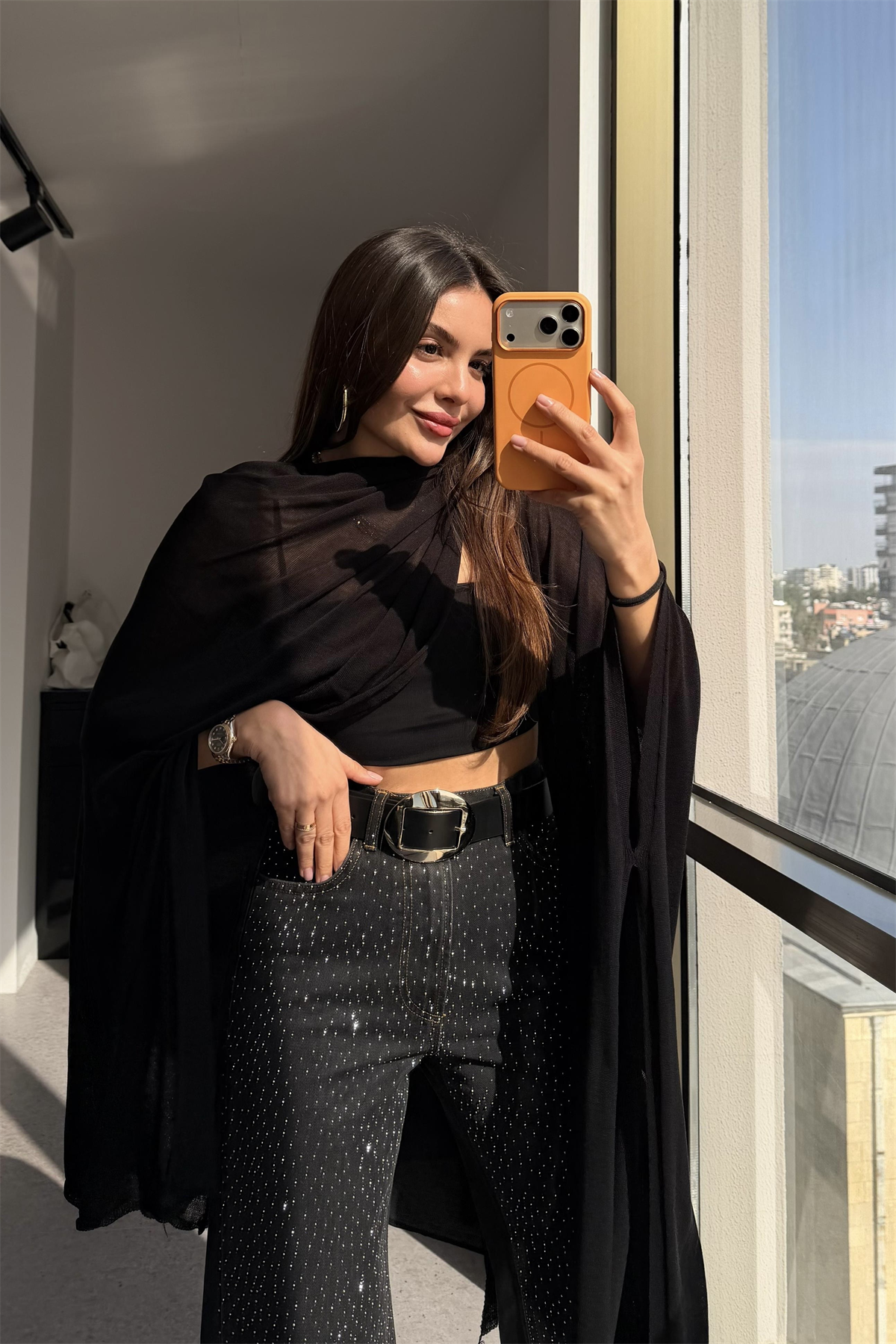 Chenko Siyah Transparan Panço