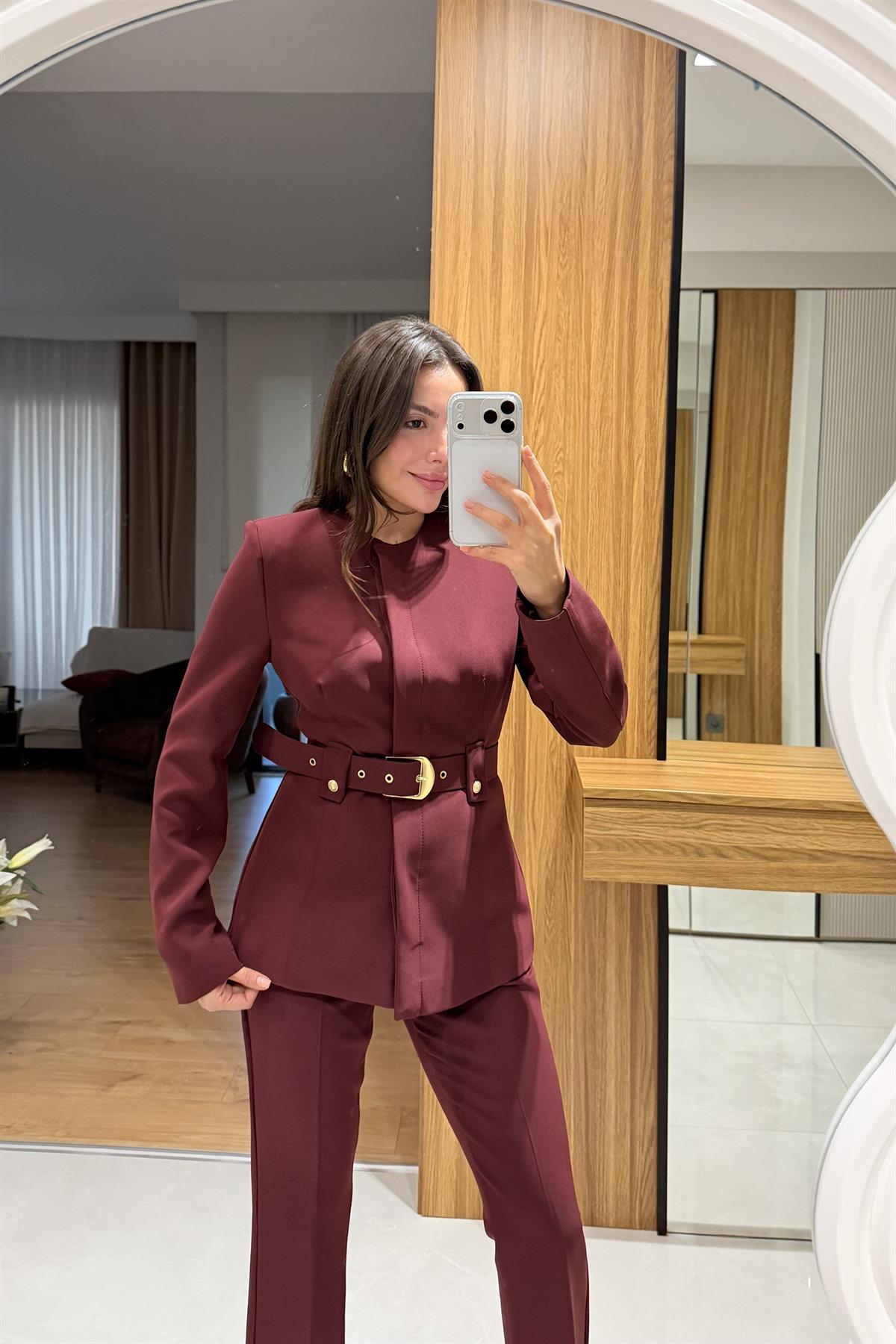 Clinton Bordo Kemerli Takım