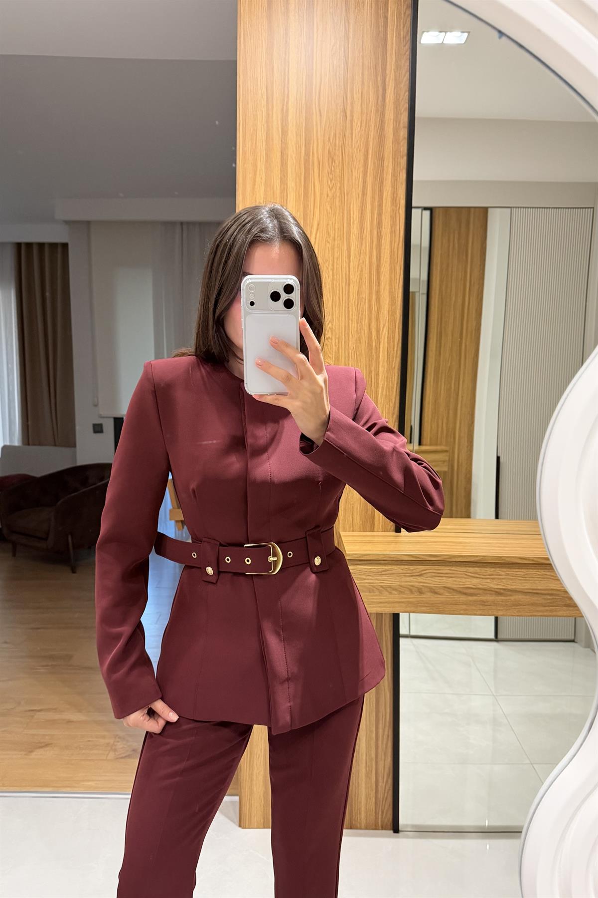 Clinton Bordo Kemerli Takım