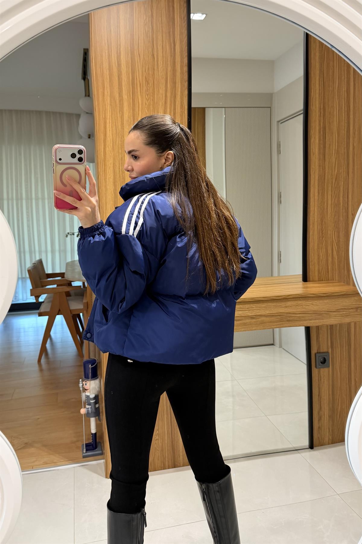 Crash Saks Şeritli Şişme Mont